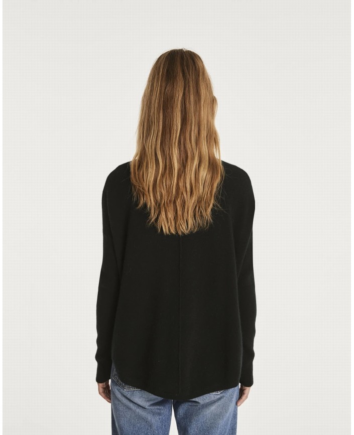 Pull misha noir cachemire - Kujten
