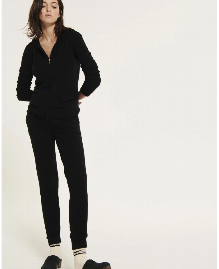 Jogging noir cachemire - Kujten 2