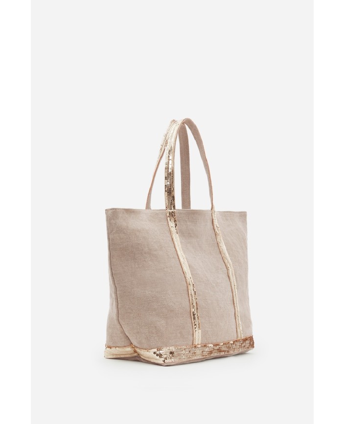 Cabas l porte epaule lin sable - Vanessa bruno