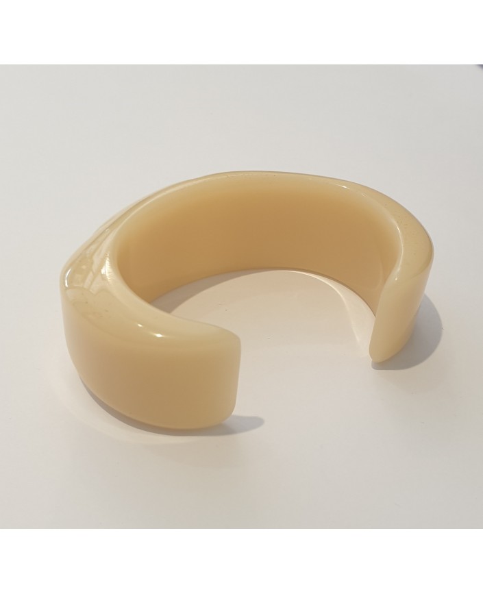 Bracelet manchette ecru - S. piereschi 2