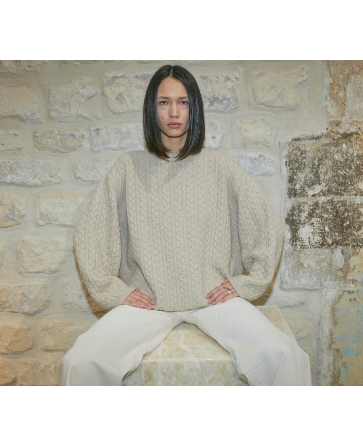 Jean large blanc casse femme - Ragdoll la