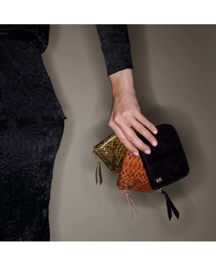 Portefeuille mini bob noir - Claris virot