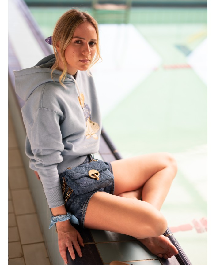 Sac nano moon indigo en lin - Vanessa bruno