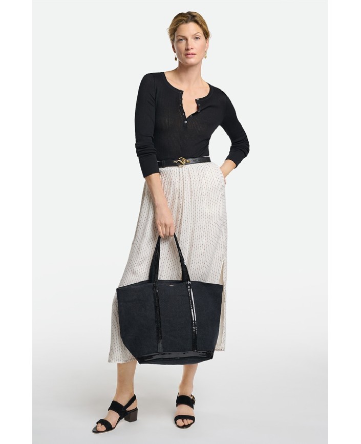 Cabas l lin et paillette noir - Vanessa bruno 2