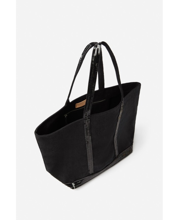 Cabas l lin et paillette noir - Vanessa bruno