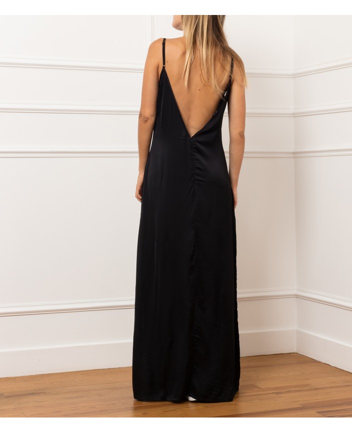 Robe longue rio night slip - Maison saint julien 2