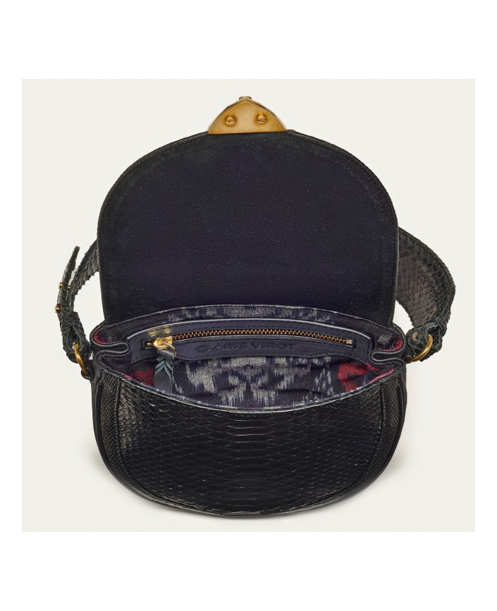 Sac python victoria noir - Claris virot