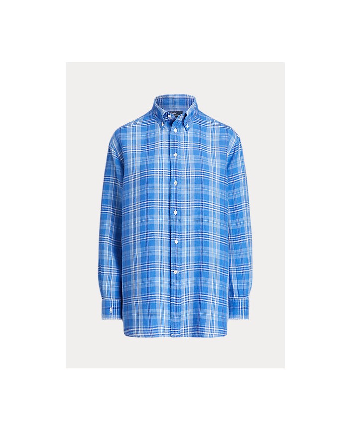 Chemise lin carreaux - Ralph lauren