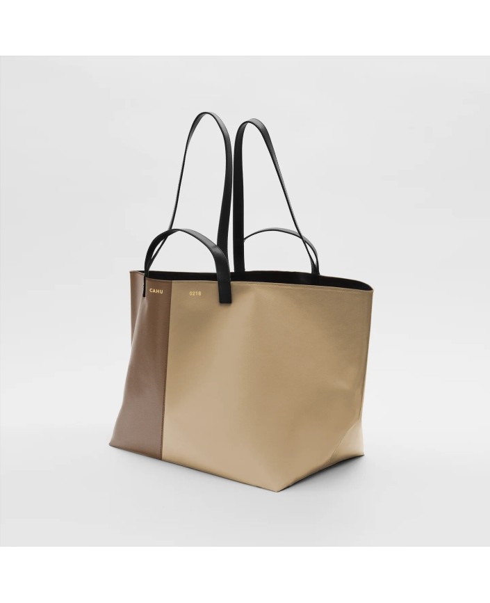 Cabas le pratique  cuir small - Cahu