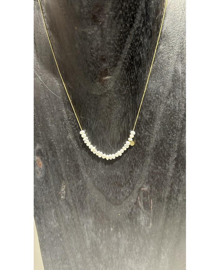 Collier lavezzi blanc - L...comme louise