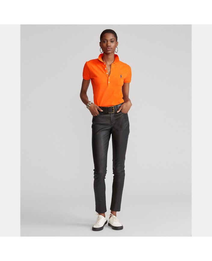 Polo julie slim sailing orange - Ralph lauren