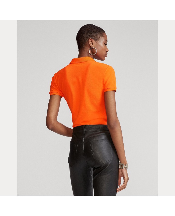 Polo julie slim sailing orange - Ralph lauren