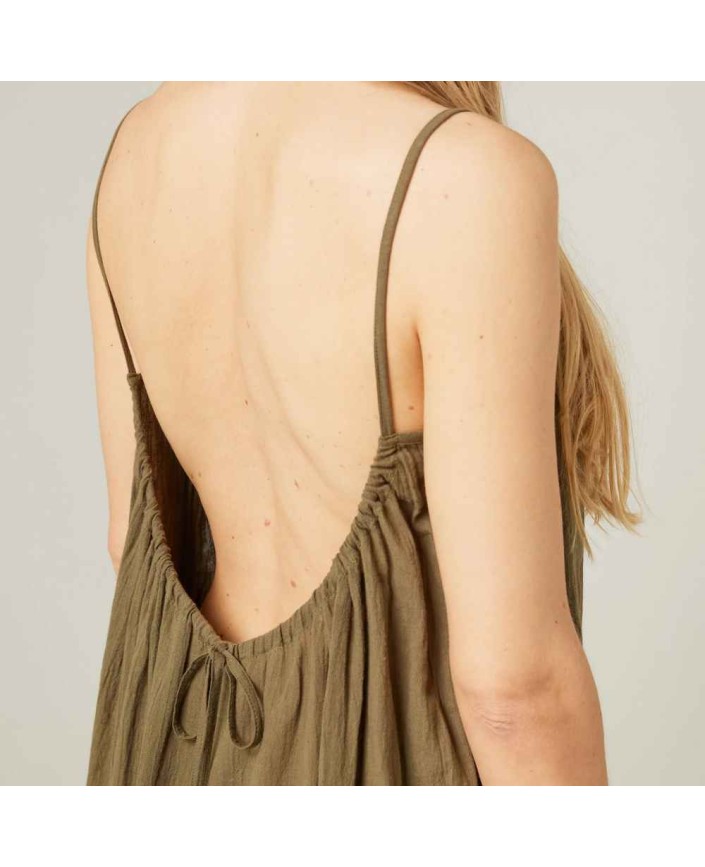 Robe palm beach kaki - Maison saint julien