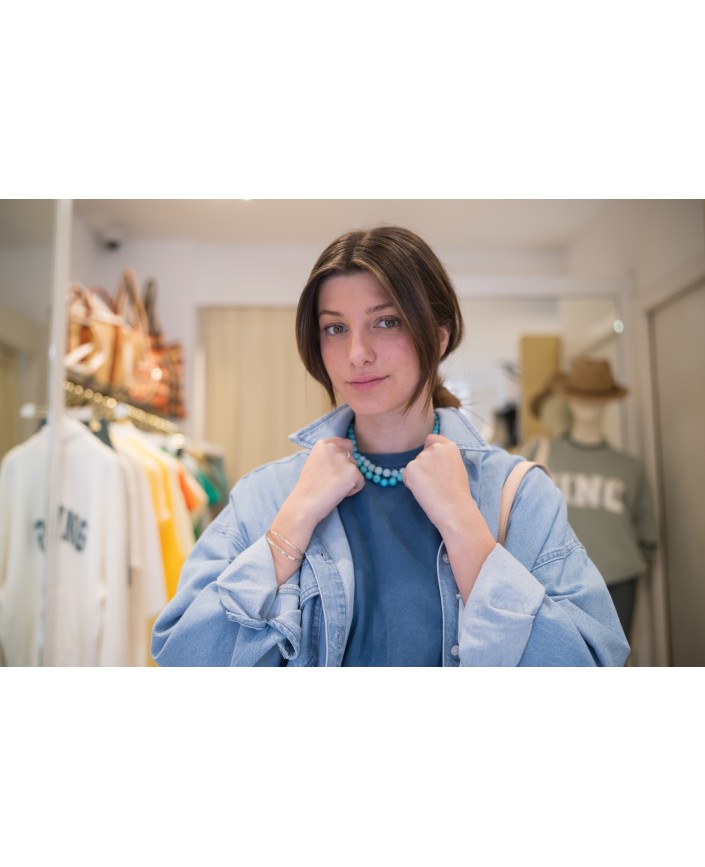 Chemise jean jyvais light blue - Ame 2