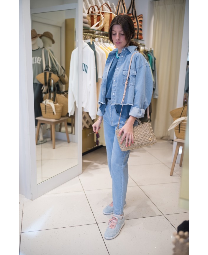 Chemise jean jyvais light blue - Ame