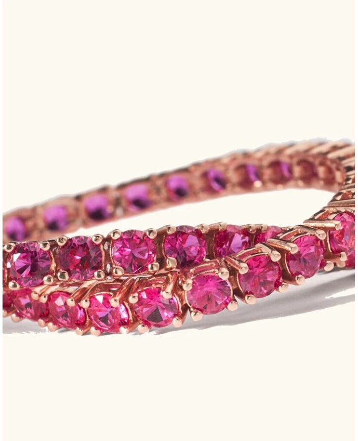 Bracelet tennis cassis - Plein soleil