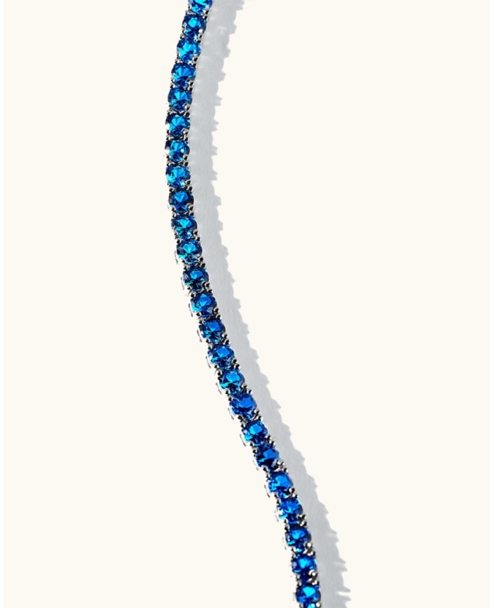 Bracelet tennis bleu azur - Plein soleil 2