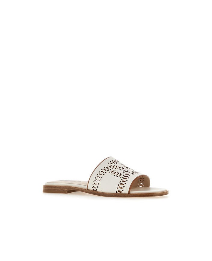 Sandale en cuir blanche - Tod's 2
