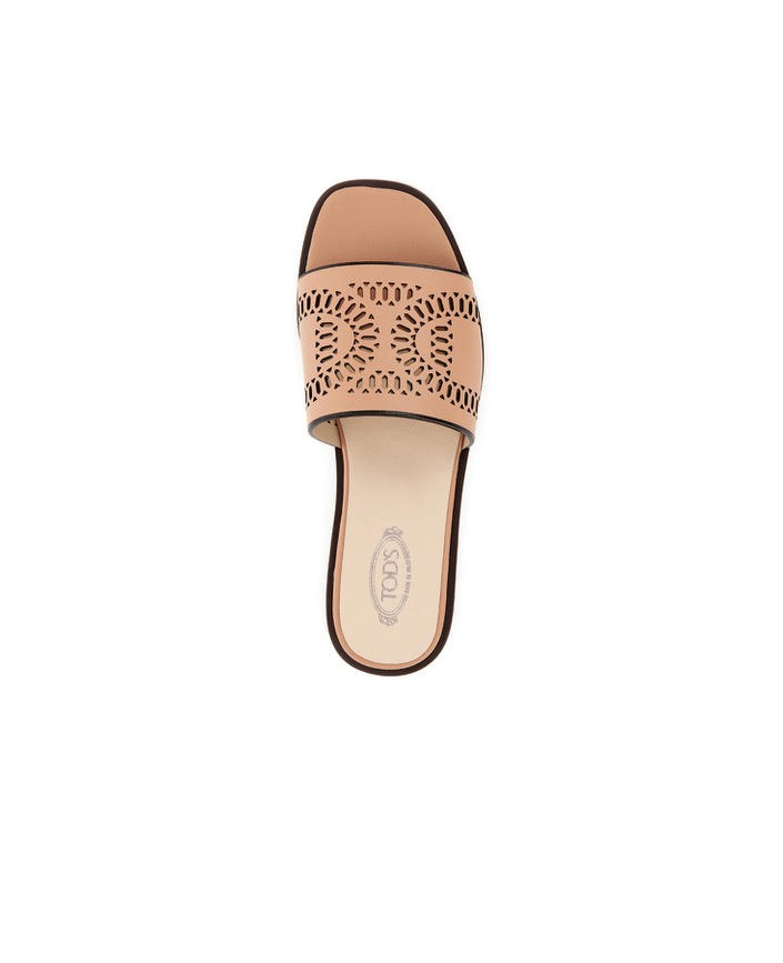 Sandale en cuir rose - Tod's