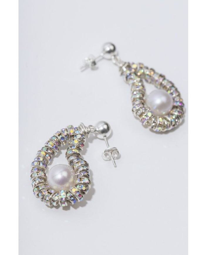 Boucles d'oreilles tiny oyster - Pearl octopussy