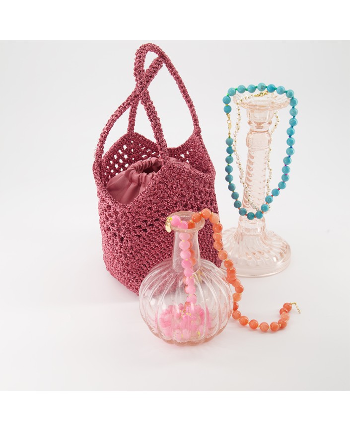 Collier rainbow pierre de - 4 crosses