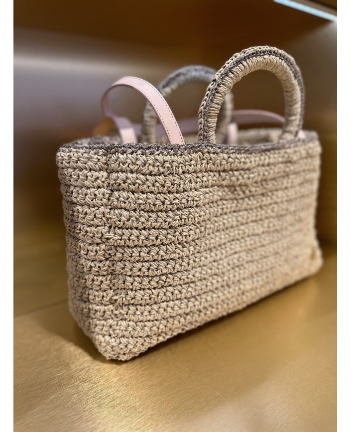 Sac muze l raphia lurex gold - Mizele