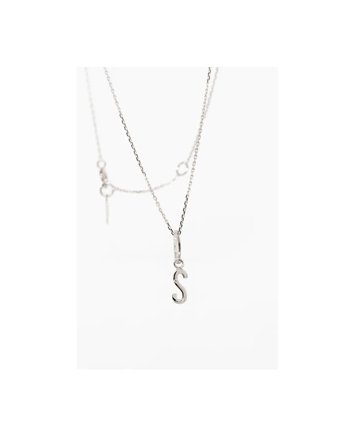 Collier lettre eternite belier - Acmee