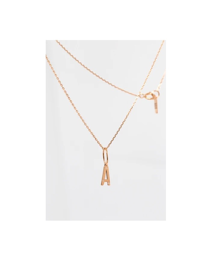 Collier lettre eternite - Acmee 2