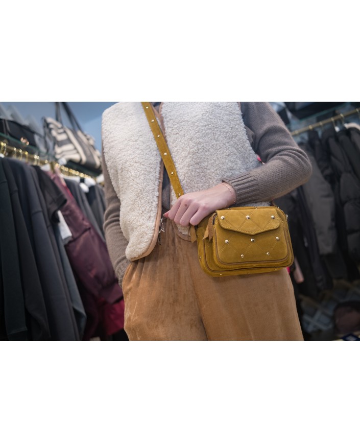 Sac cuir suede baby charly - Claris virot