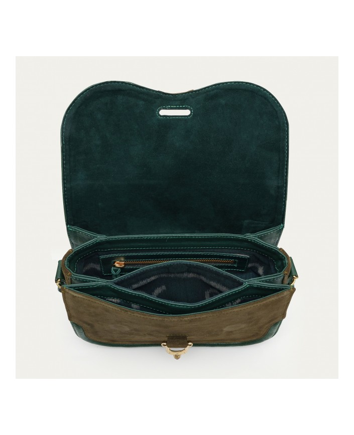 Sac suede mini manon vert - Claris virot 2