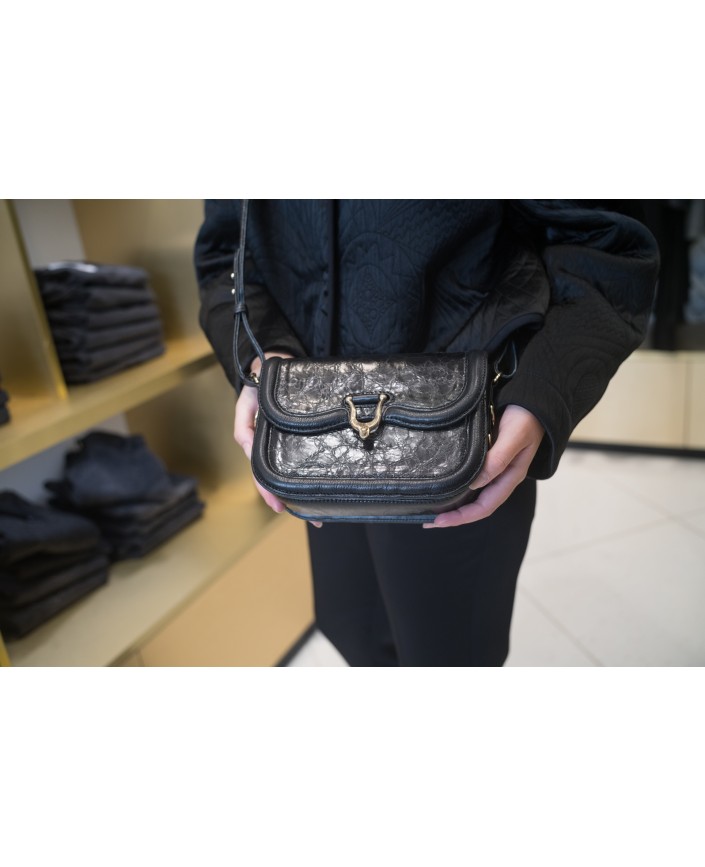 Sac cuir mini manon noir - Claris virot 2