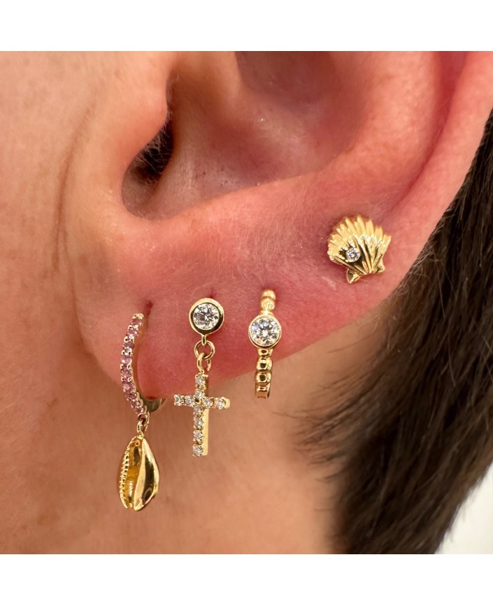 Boucle d oreille mini stud - And...paris