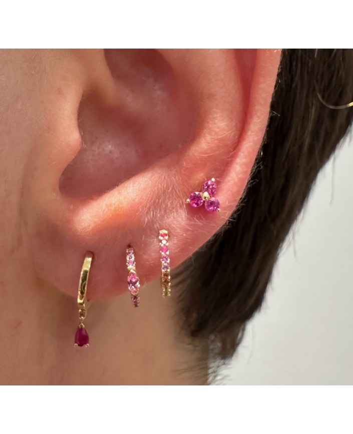 Boucle d oreille creole demi - And...paris 2