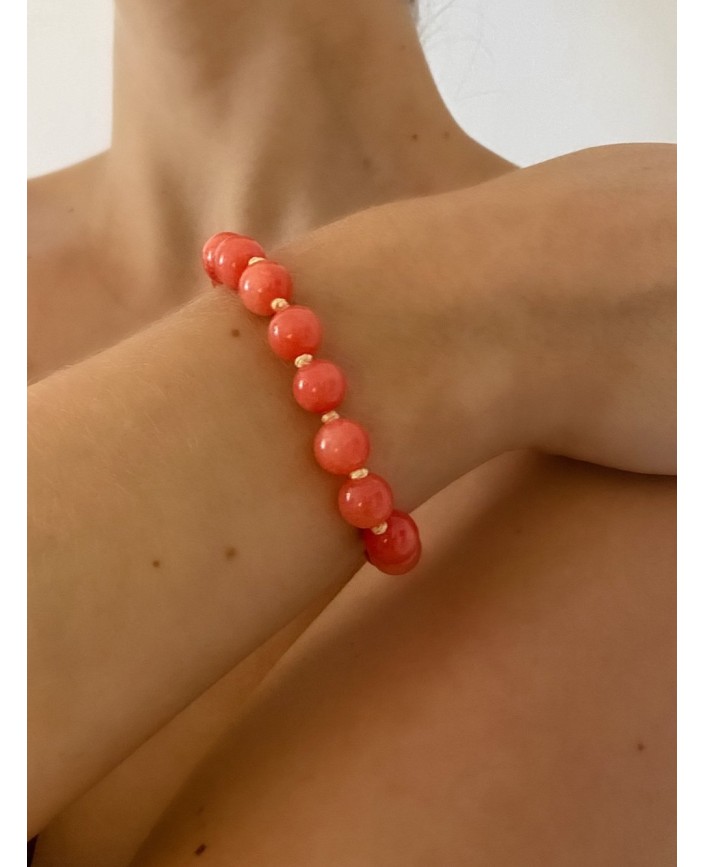 Bracelet rainbow nectarine - 4 crosses 2