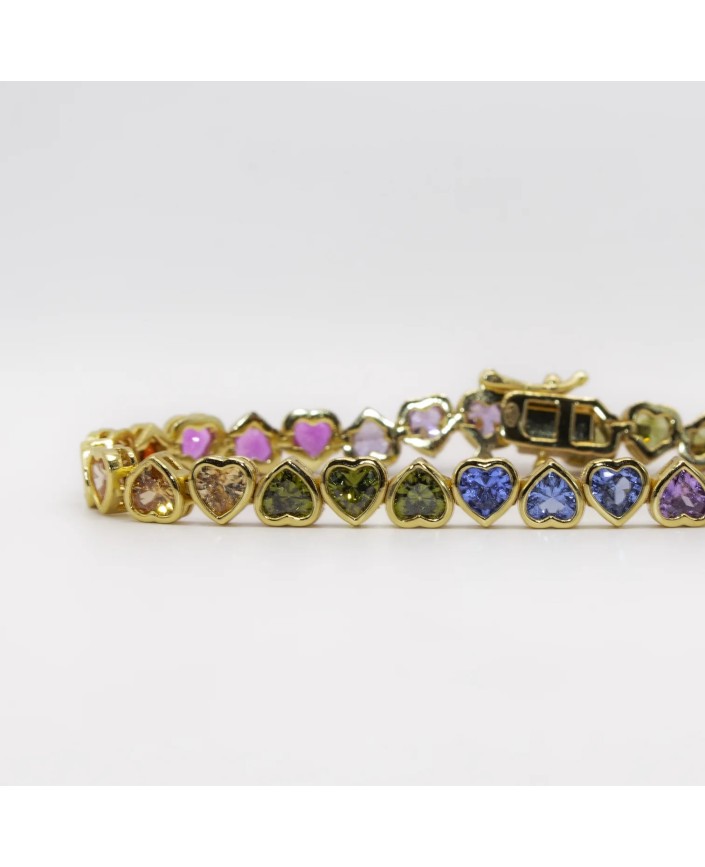 Bracelet coeur 18cm - Plein soleil 2