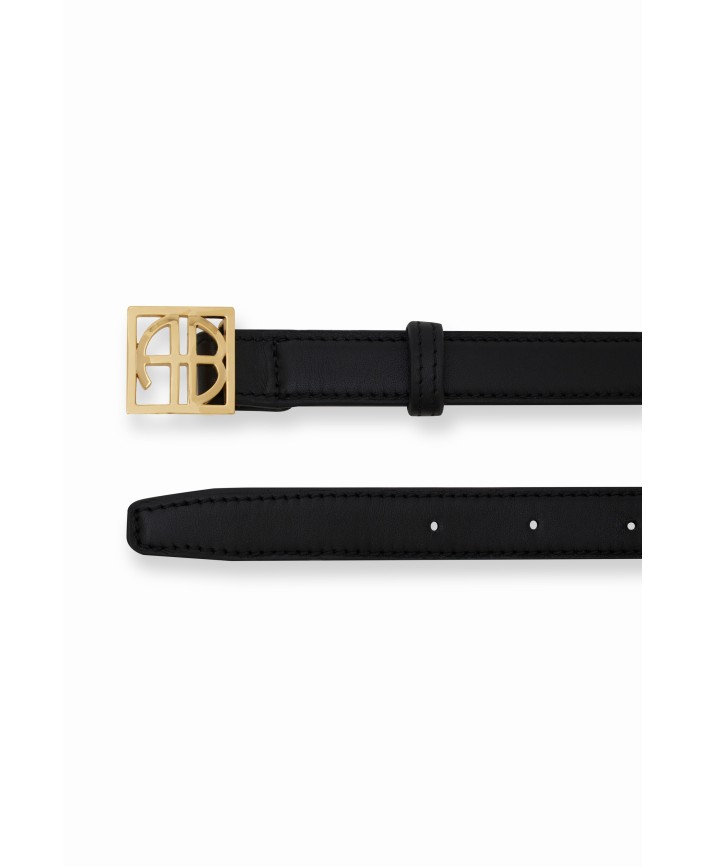 Ceinture monogram black - Anine bing
