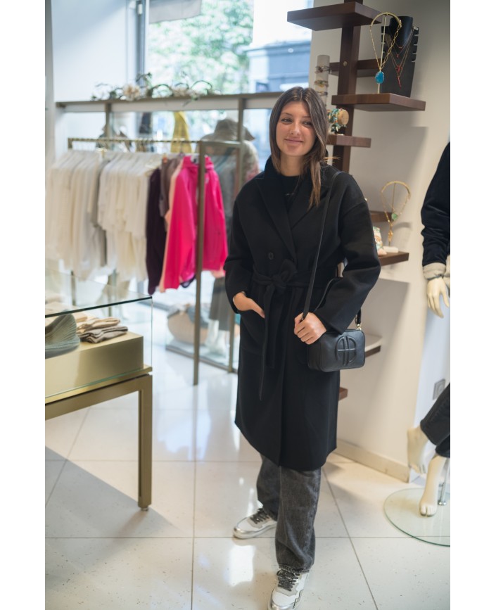 Manteau dylan black cashmere - Anine bing