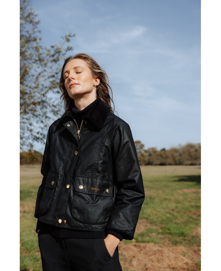Veste cropped beadnell wax - Barbour