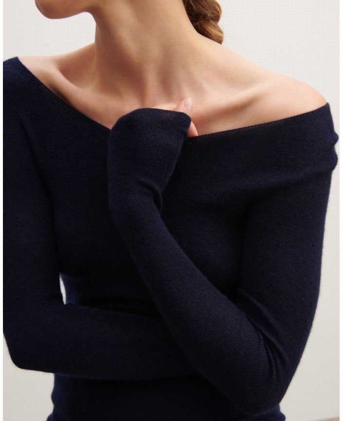 Pull ras de cou ultrafin - Bompard 2