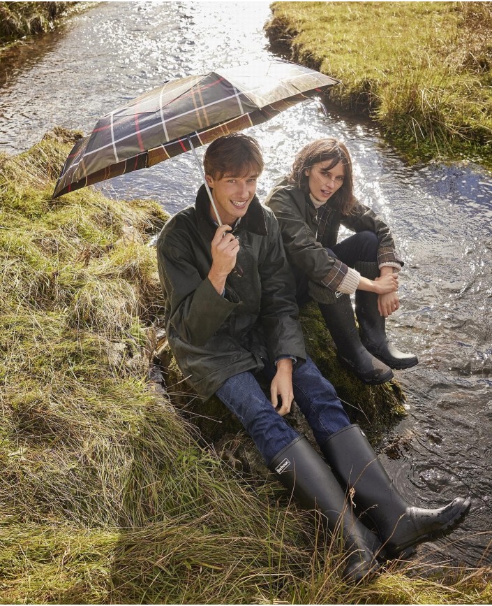 Parapluie tartan walker - Barbour 2