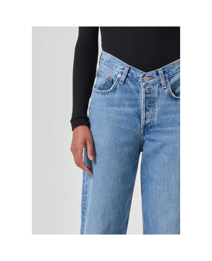 Jean v waist baggy in fairway - Agolde 2