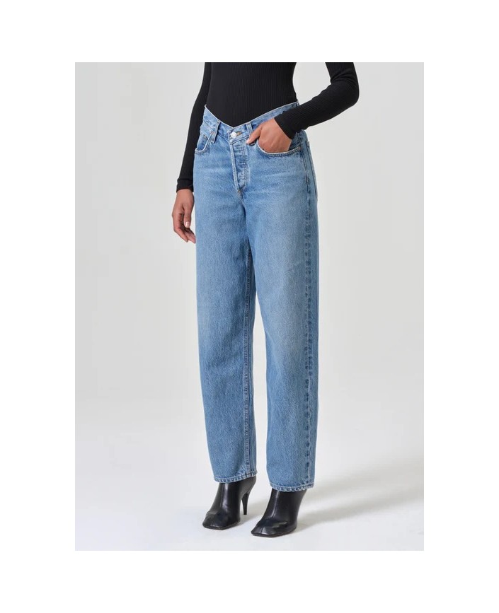 Jean v waist baggy in fairway - Agolde