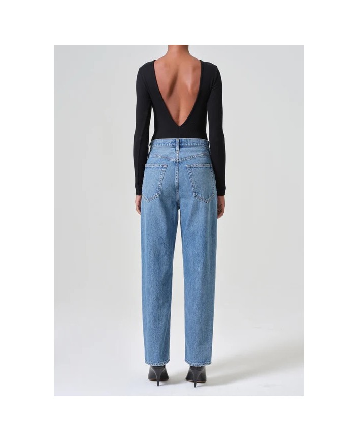 Jean v waist baggy in fairway - Agolde