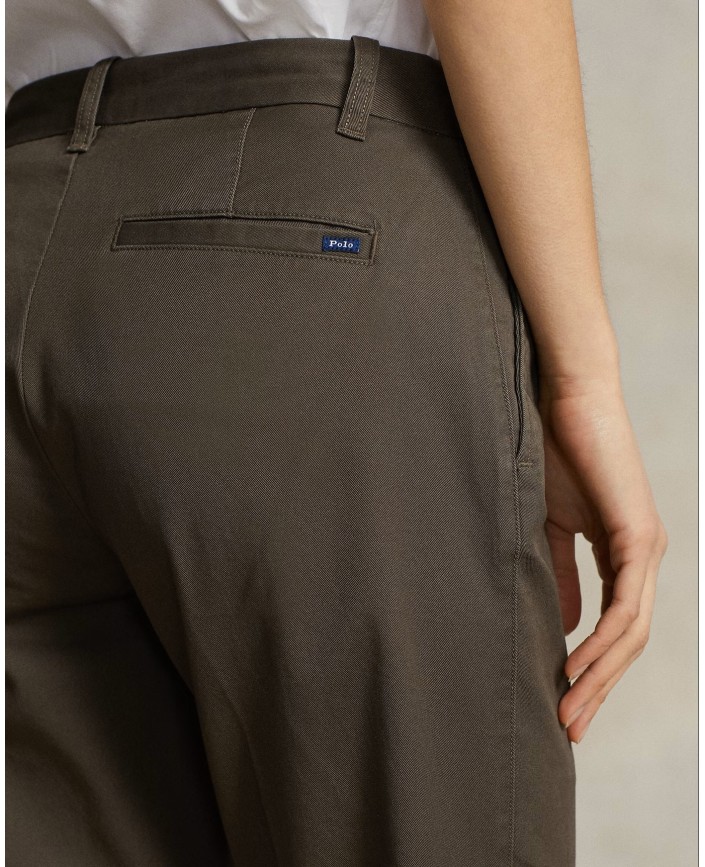 Pantalon chino 7/8 ankle olive - Ralph lauren