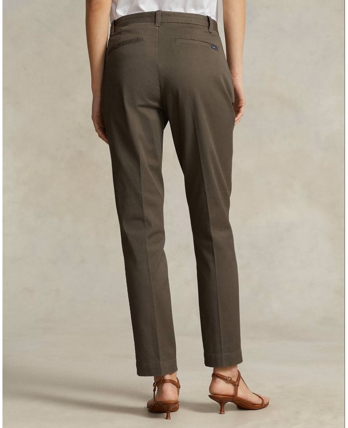 Pantalon chino 7/8 ankle olive - Ralph lauren