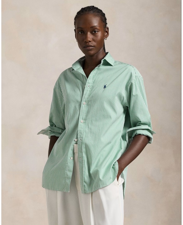 Chemise long sleeve coton raye - Ralph lauren
