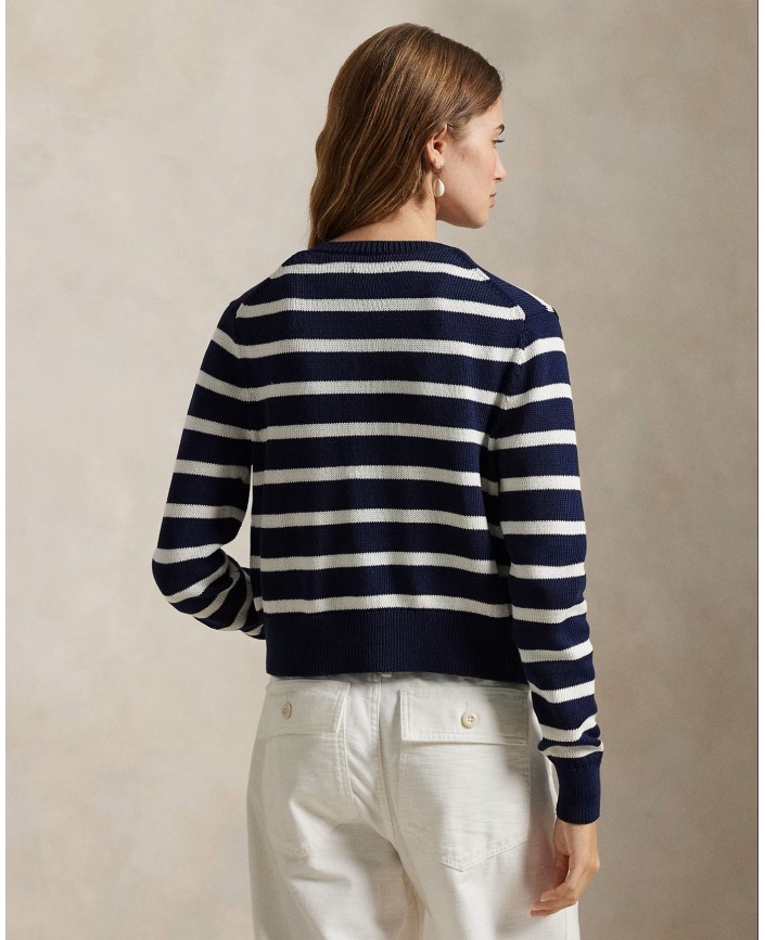 Cardigan navy white - Ralph lauren