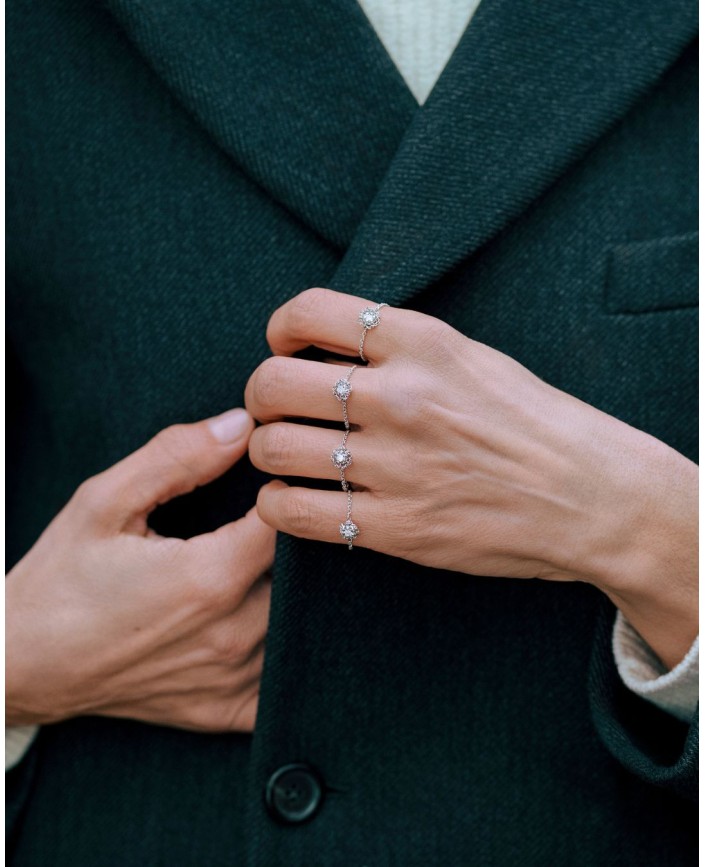 Bague virtuosa platino - Atelier vm