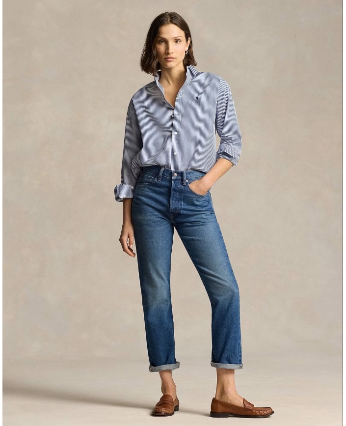 Chemise long sleeve coton raye - Ralph lauren