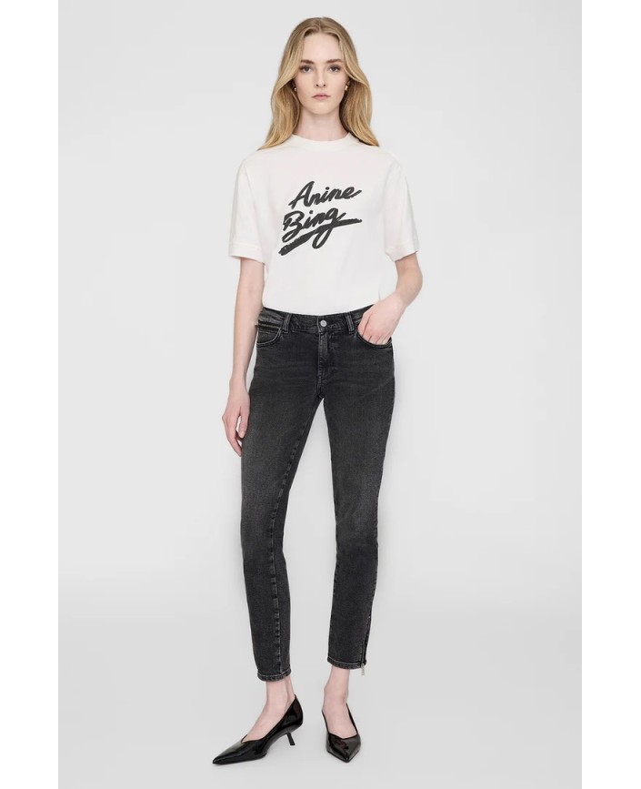 T-shirt jaylin tee signature - Anine bing 2